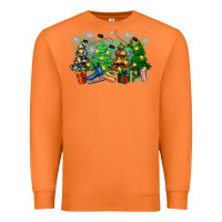 Carrot christmas trees with hockey Premium Sweatshirt - Zillion Design Studio