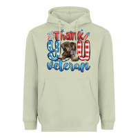 Matcha thank you veteran Heavyweight Hoodie - MaliasSmallBusiness