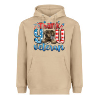 Mushroom thank you veteran Heavyweight Hoodie - MaliasSmallBusiness