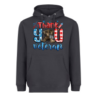 Smoke thank you veteran Heavyweight Hoodie - MaliasSmallBusiness