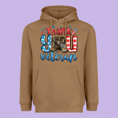 Heavyweight Hoodie thank you veteran
