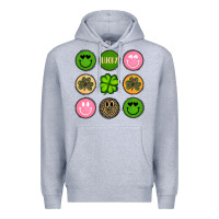 Heather Grey st patrick s day Premium Hoodie - Artiststas