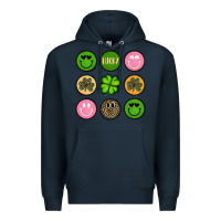Navy st patrick s day Premium Hoodie - Artiststas