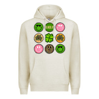 Oatmeal Heather st patrick s day Premium Hoodie - Artiststas