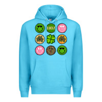 Ocean Blue st patrick s day Premium Hoodie - Artiststas