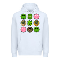 White st patrick s day Premium Hoodie - Artiststas