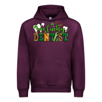Mauve Wine st patricks day one lucky dentist Urban Hoodie - AdoDesignShop