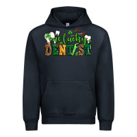 Navy st patricks day one lucky dentist Urban Hoodie - AdoDesignShop