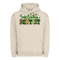 Pigment French Oak st patricks day one lucky dentist Urban Hoodie - AdoDesignShop