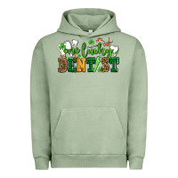 Pigment Oil Green st patricks day one lucky dentist Urban Hoodie - AdoDesignShop