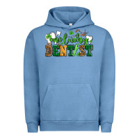 Pigment Pebble Blue st patricks day one lucky dentist Urban Hoodie - AdoDesignShop