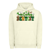 Pigment Pistachio st patricks day one lucky dentist Urban Hoodie - AdoDesignShop