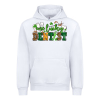 White st patricks day one lucky dentist Urban Hoodie - AdoDesignShop
