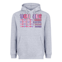 Heather Grey you are valentine Heavyweight Hoodie - MaliasSmallBusiness