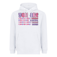 White you are valentine Heavyweight Hoodie - MaliasSmallBusiness