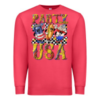 Cardinal party in the usa with leopard Premium Sweatshirt - texasbilliewilder