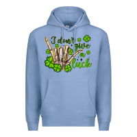 Colony Blue i don t give a luck Premium Hoodie - Artiststas