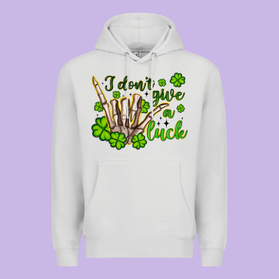 I Don T Give A Luck Premium Hoodie Designed By Artiststas
