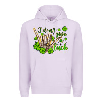 Lilac i don t give a luck Premium Hoodie - Artiststas