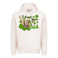 Pale Pink i don t give a luck Premium Hoodie - Artiststas