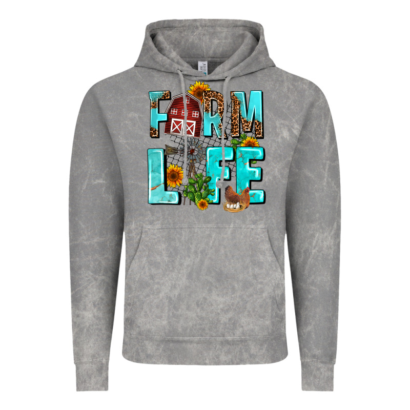 Farm Life Vintage Hoodie by AdoDesignShop | Teevron