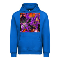 Cobalt halloween witch seamless pattern Urban Hoodie - BundleAndBundleShop
