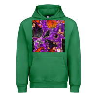 Emerald halloween witch seamless pattern Urban Hoodie - BundleAndBundleShop