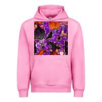 Fuchsia Pink halloween witch seamless pattern Urban Hoodie - BundleAndBundleShop
