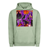 Pigment Oil Green halloween witch seamless pattern Urban Hoodie - BundleAndBundleShop