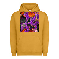 Pigment Peanut Butter halloween witch seamless pattern Urban Hoodie - BundleAndBundleShop