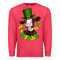 Cardinal st patricks day cow Premium Sweatshirt - RanaPortraitStore