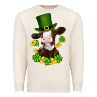 Sandshell st patricks day cow Premium Sweatshirt - RanaPortraitStore