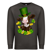 Smoke st patricks day cow Premium Sweatshirt - RanaPortraitStore