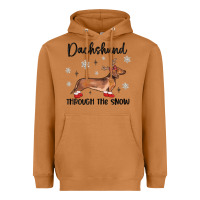 Meerkat dachshund through the snow Heavyweight Hoodie - MaliasSmallBusiness