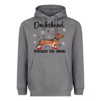 Storm dachshund through the snow Heavyweight Hoodie - MaliasSmallBusiness