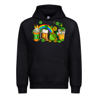 Black st patricks coffee Urban Hoodie - AdoDesignShop