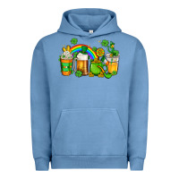 Pigment Pebble Blue st patricks coffee Urban Hoodie - AdoDesignShop