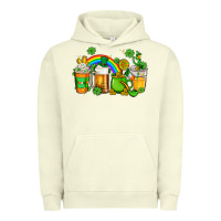Pigment Pistachio st patricks coffee Urban Hoodie - AdoDesignShop