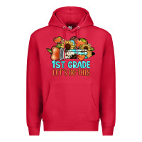 Cardinal 1 st grade let's do this Premium Hoodie - JahusDesignShop