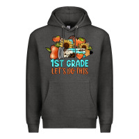Charcoal Heather 1 st grade let's do this Premium Hoodie - JahusDesignShop