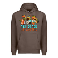 Coffee 1 st grade let's do this Premium Hoodie - JahusDesignShop
