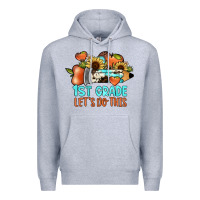 Heather Grey 1 st grade let's do this Premium Hoodie - JahusDesignShop