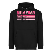 Black 2024 new year Heavyweight Hoodie - MaliasSmallBusiness