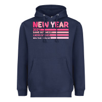 Navy 2024 new year Heavyweight Hoodie - MaliasSmallBusiness