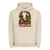Pigment French Oak Mooey christmas Urban Hoodie - Artiststas