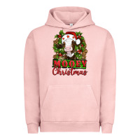 Pigment Salmon Mooey christmas Urban Hoodie - Artiststas