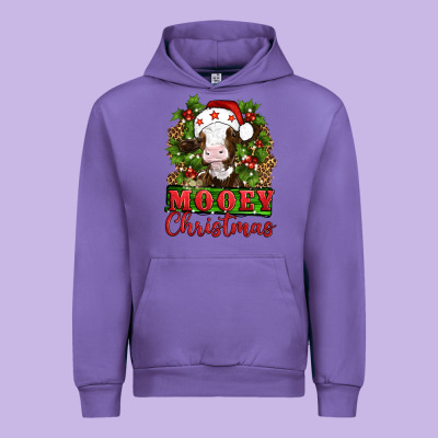 Mooey Christmas Urban Hoodie Designed By Artiststas