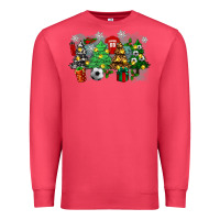 Cardinal christmas trees with soccer Premium Sweatshirt - Zillion Design Studio