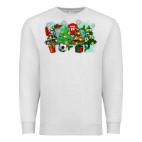 Christmas Trees With Soccer Premium Sweatshirt | Teevron