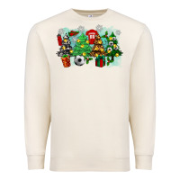 Sandshell christmas trees with soccer Premium Sweatshirt - Zillion Design Studio